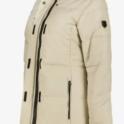 Kjelvik Dames parka winterjas waterafstotend beige Clearance