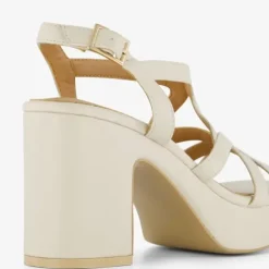 Blue Box Dames sandalen met hak beige New