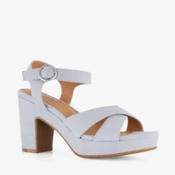 Blue Box Dames sandalen met hak blauw Hot