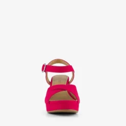 Blue Box Dames sandalen met hak fuchsia roze