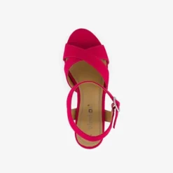 Blue Box Dames sandalen met hak fuchsia roze
