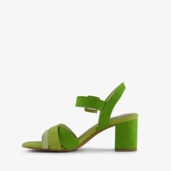 Nova Dames sandalen met hak groen Discount