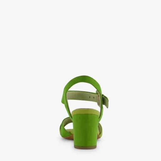 Nova Dames sandalen met hak groen Discount