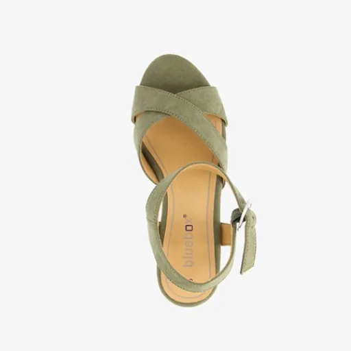 Blue Box Dames sandalen met hak groen