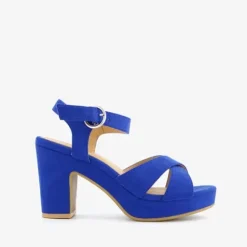 Blue Box Dames sandalen met hak kobalt blauw Online