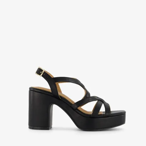 Blue Box Dames sandalen met hak zwart Online