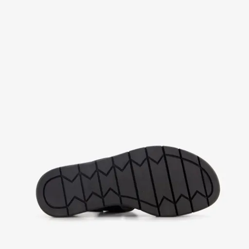 Nova Dames sandalen met sleehak zwart Discount