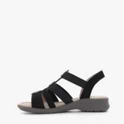 Softline Dames sandalen met zilverkleurige knopen Discount