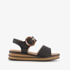 Natuform Dames sandalen zwart bruin Hot