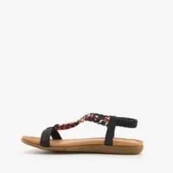 Blue Box Dames sandalen zwart gevlochten detail Best