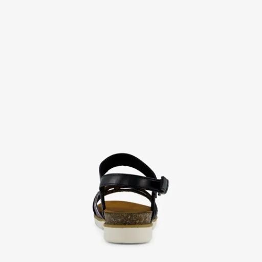 Nova Dames sandalen zwart goud Clearance