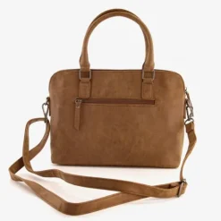 Renato Lucci Dames schoudertas camel bruin Hot