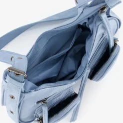 Renato Lucci Dames schoudertas lichtblauw Hot