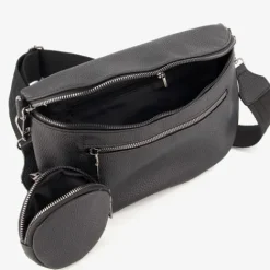 Renato Lucci Dames schoudertas met portemonnee zwart Hot