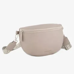 Renato Lucci Dames schoudertas met print taupe Online