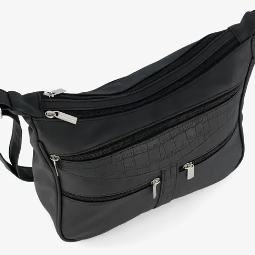 Renato Lucci Dames schoudertas zwart Clearance