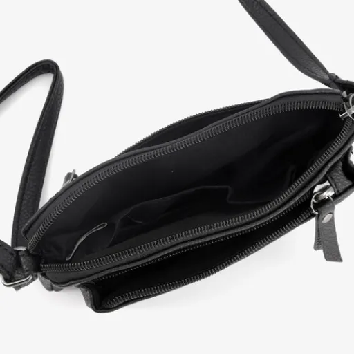 Renato Lucci Dames schoudertas zwart Outlet