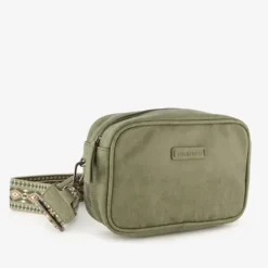 Renato Lucci Dames schoudertasje groen met print