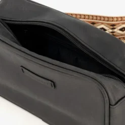 Renato Lucci Dames schoudertasje zwart met print Online