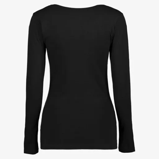 TwoDay Dames shirt katoen zwart