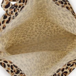 Scapino Dames shopper met panterprint beige