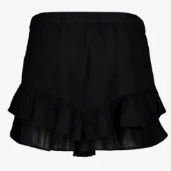 TwoDay Dames short met broderie zwart