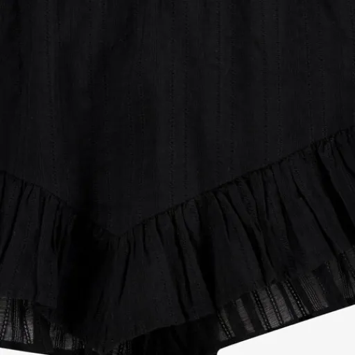 TwoDay Dames short met broderie zwart