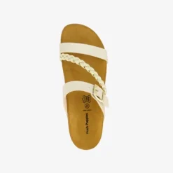 Hush Puppies Dames sleehak slippers champagne Outlet