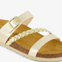 Hush Puppies Dames sleehak slippers champagne Outlet