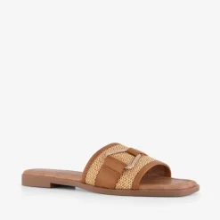 Blue Box Dames slippers bruin