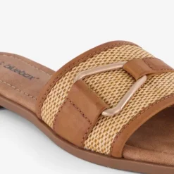 Blue Box Dames slippers bruin