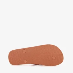 Scapino Dames slippers met print en glitters bruin Hot