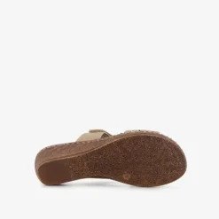 Natuform Dames slippers met sleehak taupe Online