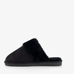 Thu!s Dames sloffen met imitatiebont zwart Sale