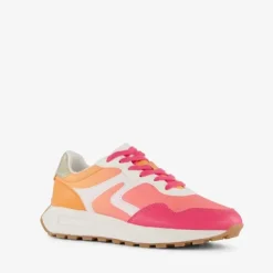 Blue Box Dames sneakers beige roze Outlet