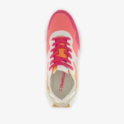 Blue Box Dames sneakers beige roze Outlet