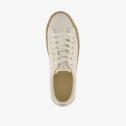 Blue Box Dames sneakers met jute zool beige goud Online