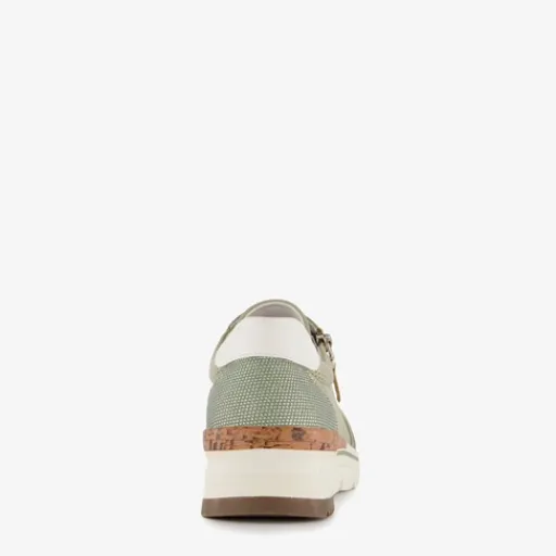 Natuform Dames sneakers met kurkdetail groen Clearance