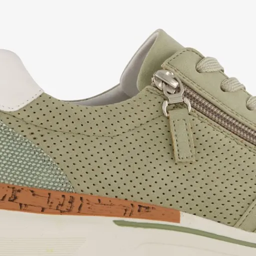 Natuform Dames sneakers met kurkdetail groen Clearance