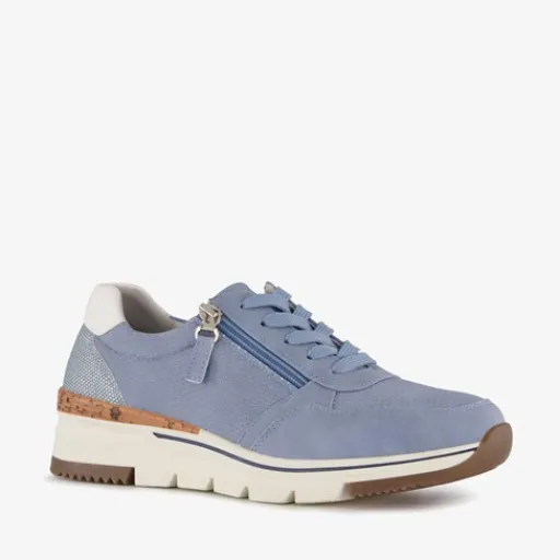Natuform Dames sneakers met kurkdetail blauw Discount