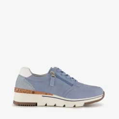Natuform Dames sneakers met kurkdetail blauw Discount