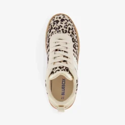 Blue Box Dames sneakers met luipaardprint beige Hot