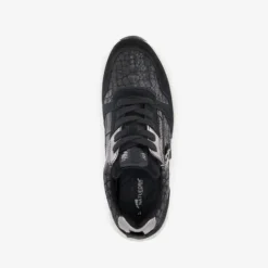 Natuform Dames sneakers met slangenprint details zwart Online