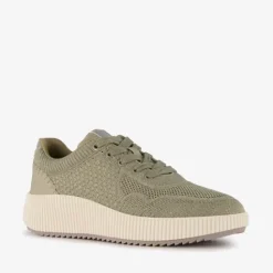 Blue Box Dames sneakers olijfgroen Best