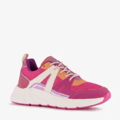 Blue Box Dames sneakers roze oranje New