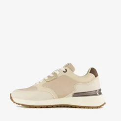 Mexx Dames sneakers wit beige Outlet