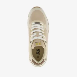 Mexx Dames sneakers wit beige Outlet
