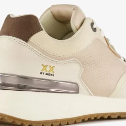 Mexx Dames sneakers wit beige Outlet