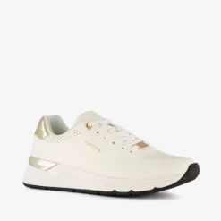 Hush Puppies Dames sneakers wit goud Clearance