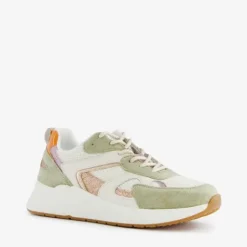 Blue Box Dames sneakers wit/groen Hot